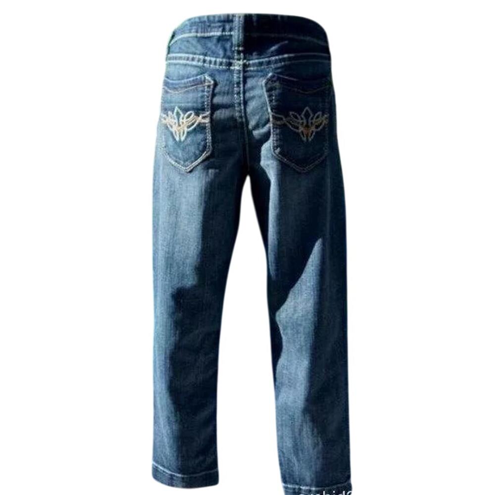 Cache Denim Embroidery Embellished Jean Pant Ankle Crop Stretch New NWT $98